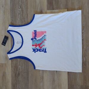 NWT Original Use Men's Graphic Tank Top White Size S